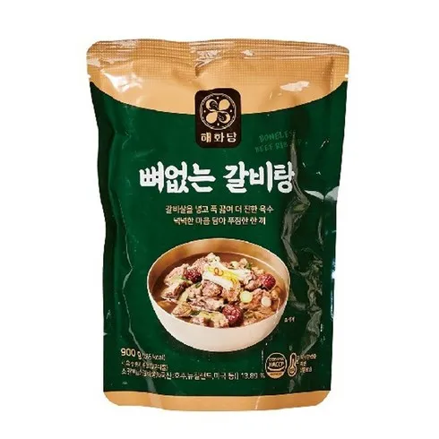 화사한 이영자의 뼈없는갈비탕 900g x 8팩 총7.2kg 후기