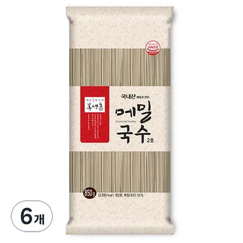 빠른 효과 정호영 현미메밀면 200gX6박스국물용250g 리뷰